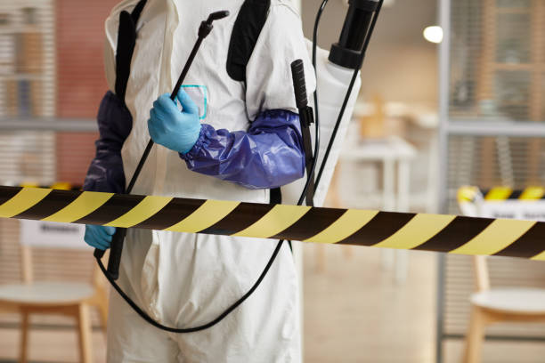 Professional Hoarding Cleanup technician working in Atherton, CA